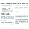 Vitaking Ginseng Kivonat 400mg 60 Cimke