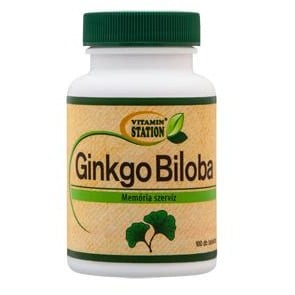 Vitamin Station Ginkgo Biloba tabletta 100db