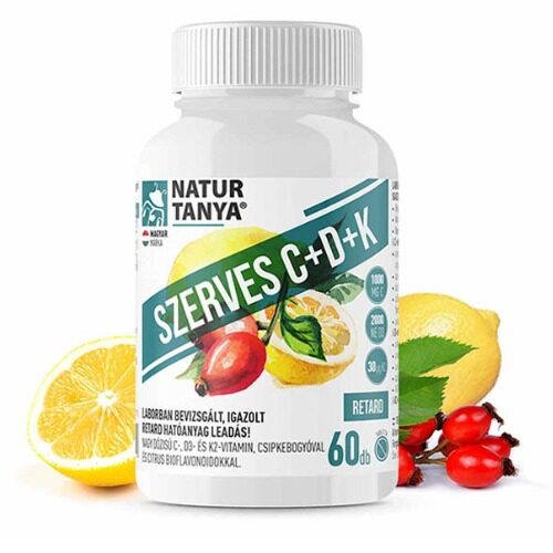 Natur Tanya - Szerves C+D+K2 C-vitamin