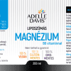 Adelle Davis Liposzomas Magnezium B6 vitaminnal cimke 160x60mm e1634067576968