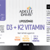 Adelle Davis Liposzomas k2 D3 vitamin cimke 60x160mm e1634065574478