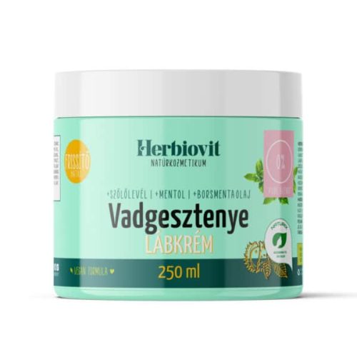 Herbiovit Vadgesztenye lábkrém (Vadgesztenyés) 250 ml