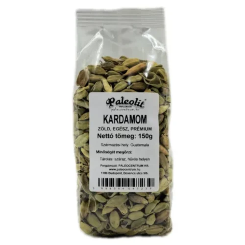 Paleolit Kardamom, Zöld, Egész, Prémium 150 g