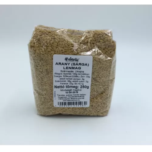 Paleolit arany sarga lenmag 250g wpp1648731944402 e1648731965308