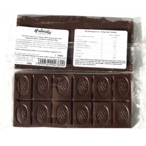 Paleolit Kókuszos Krémmel Töltött Étcsokoládé 100 g