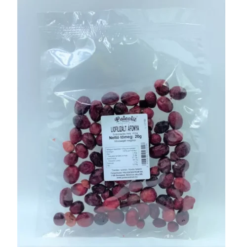 Paleolit Liofilizált Vörös Áfonya Szemek 20 g