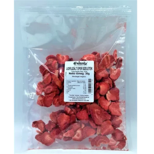 Paleolit Liofilizált Eper Szeletek 30 g