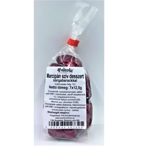 Paleolit Marcipán Szív Sárgabarackkal 7x12,5 g