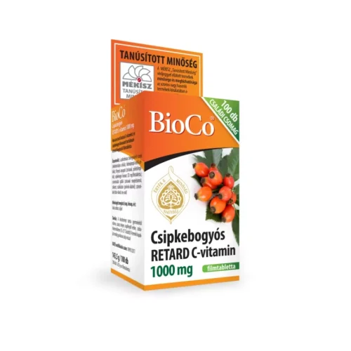 BioCo Csipkebogyós Retard C-vitamin 1000mg – 100db