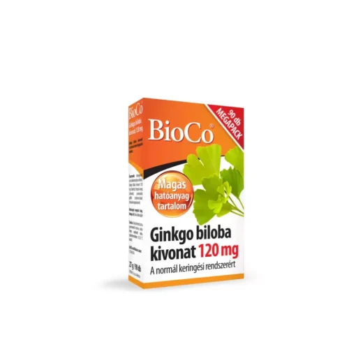 BioCo Ginkgo Biloba Kivonat 120 mg 90 db Tabletta