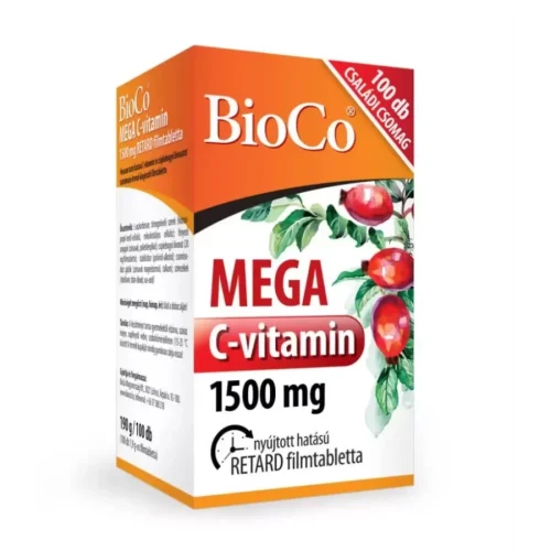 BioCo Mega C-vitamin 1500mg 100 db Filmtabletta
