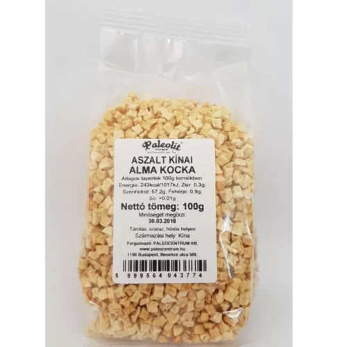 Paleolit Aszalt Alma Kocka Cukormentes Kínai 100 g