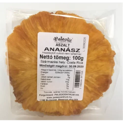 Paleolit Aszalt Ananász Szelet Cukormentes 100 g