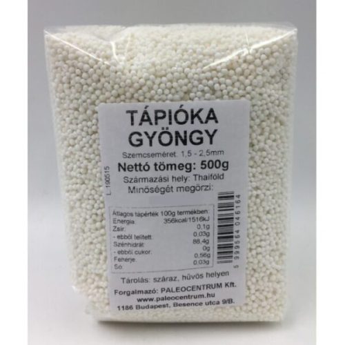 Paleolit Tápiókagyöngy 1,5-2,5 mm 500 g