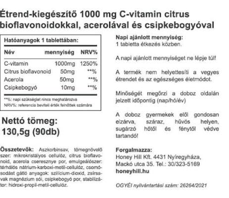 honeyhill c vitamin21
