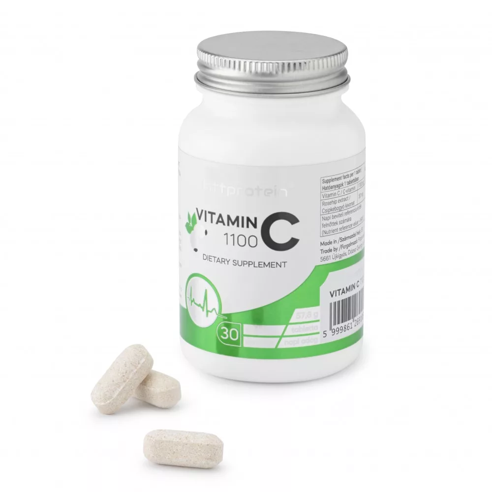 Fittprotein Vitamin C 1100 mg 30 tabletta