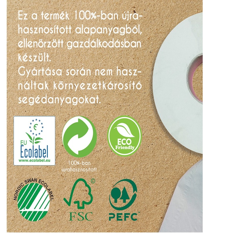 Bibo Toalettpapír, 6 Tekercses - Image 2