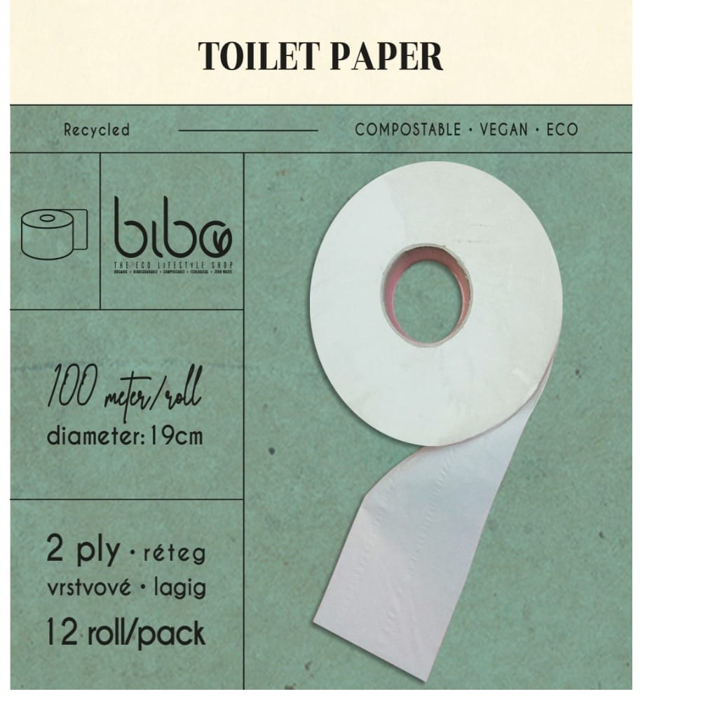 Bibo Toalettpapír, FÓLIÁS, 12 Tekercses