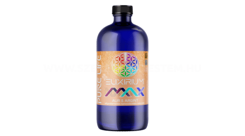 Pure Gold Elixirium Max 77 ppm Arany- és Ezüst természetes nanokolloid 480ml