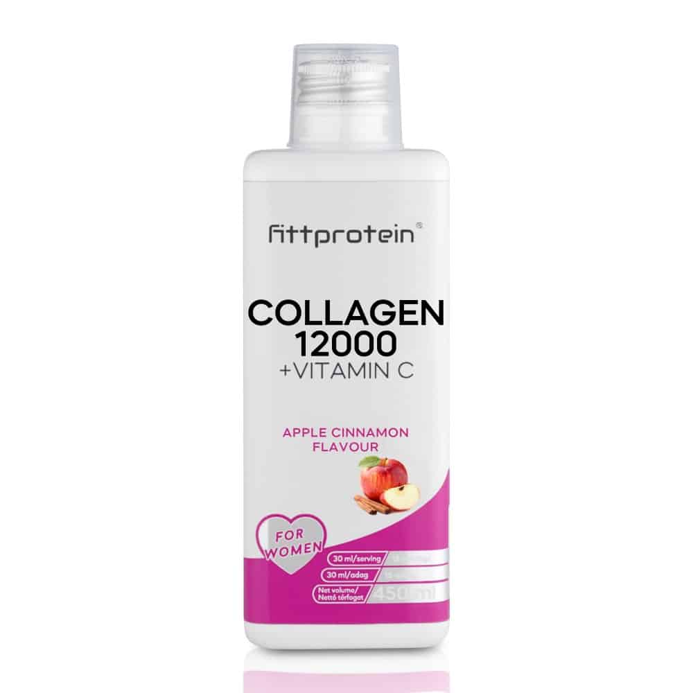 Fittprotein Collagen 12000mg +Vitamin C Alma Fahéj 450ml (Kollagén)