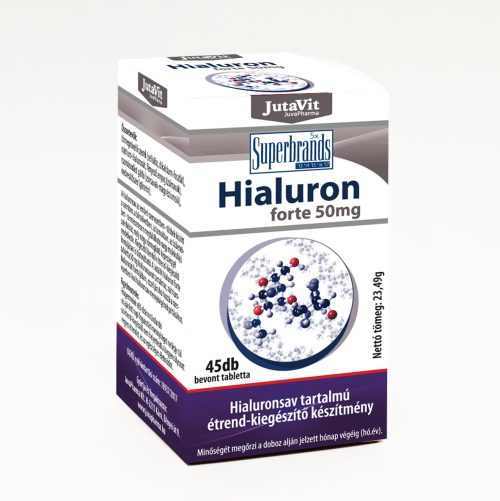 Jutavit Hialuron Forte 50 mg Tabletta 45 db