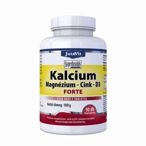 Jutavit Kalcium + Magnézium + Cink Forte + D3 Vitamin 90 db
