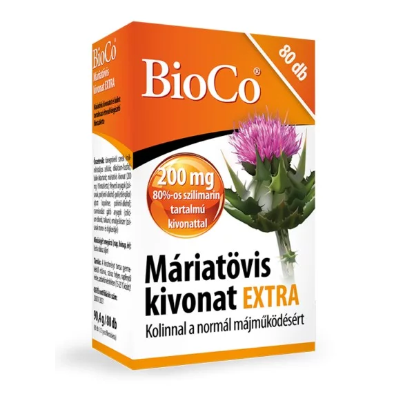 Bioco Máriatövis EXTRA 200 mg filmtabletta 80 db