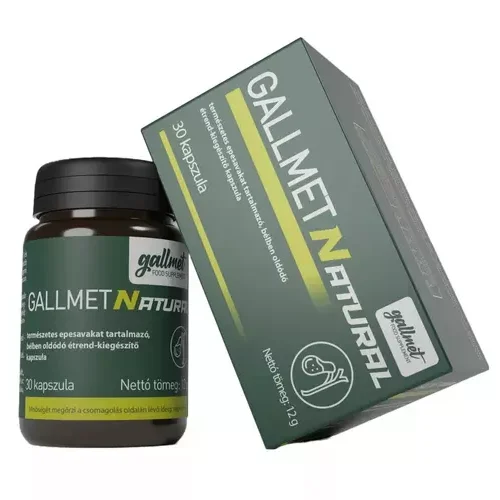 Gallmet-N Natural 30 db Epesav Kapszula