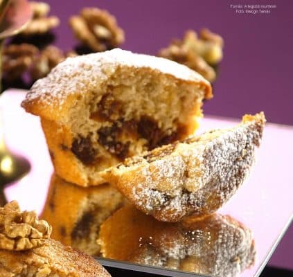Datolyás muffin
