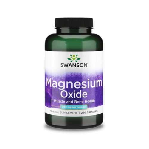 Swanson Magnézium-oxid 200mg 250 kapszula