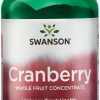 Swanson Cranberry (Tőzegáfonya/Vörös áfonya 12:1 konc) 420mg 60 kapszula