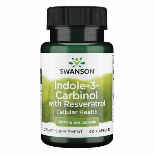 Swanson INDOLE-3-Carbinol 200mg 60 kapszula