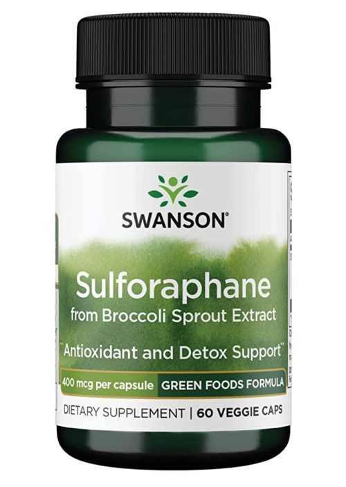 Swanson SULFORAPHANE from Broccoli 400 mcg 60 kapszula