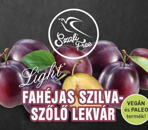 Szafi Free Fahéjas szilva-szőlő lekvár 350g