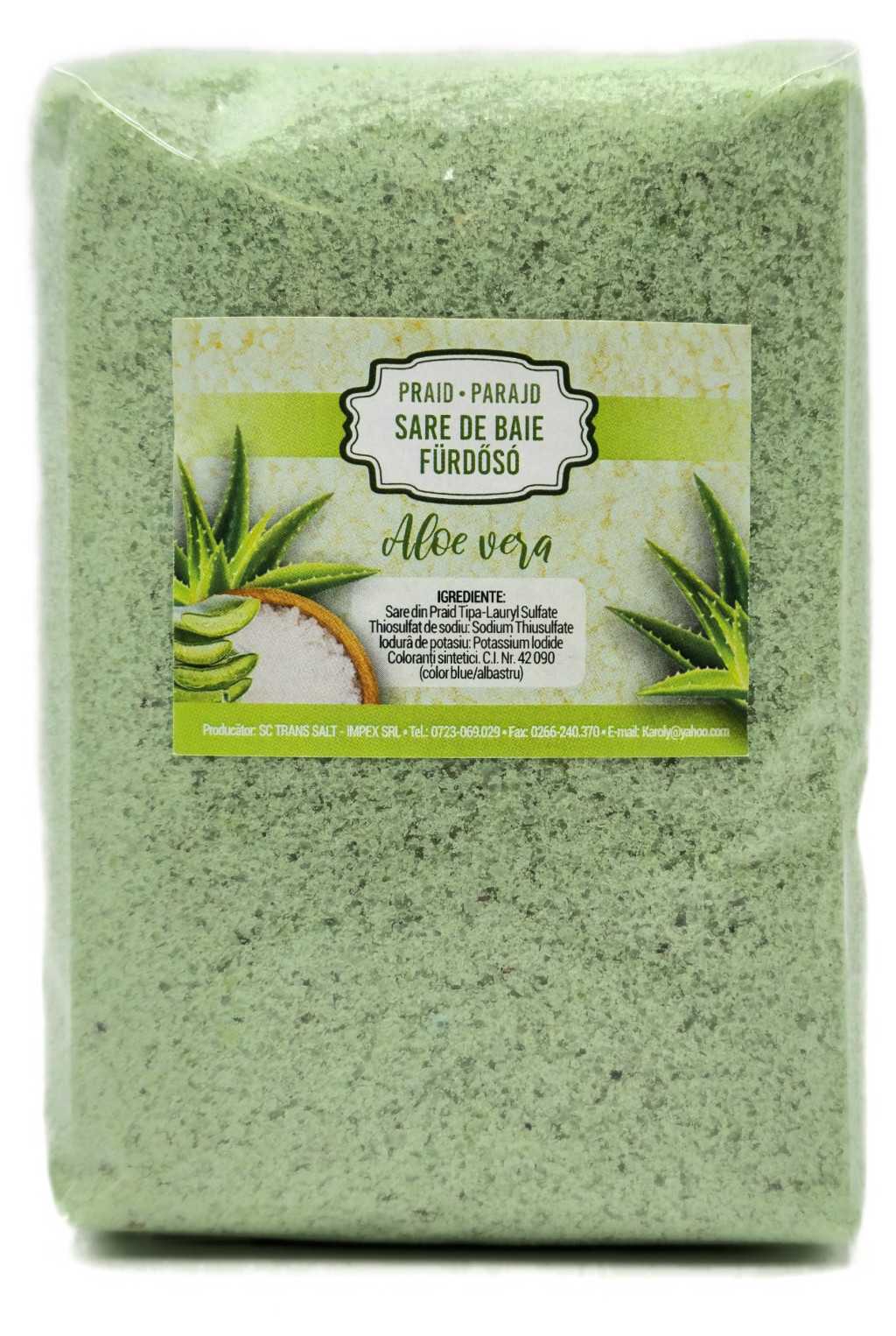 Fürdősó Aloe Vera 1kg Parajdi