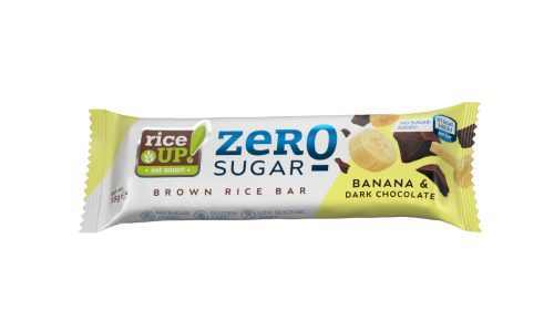 Rice Up Zero Rizsszelet banános ízű 18g étcsokival, hozzáadott cukor nélkül