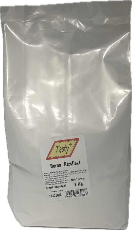 Tasty Barna rizsliszt 1kg gluténmentes