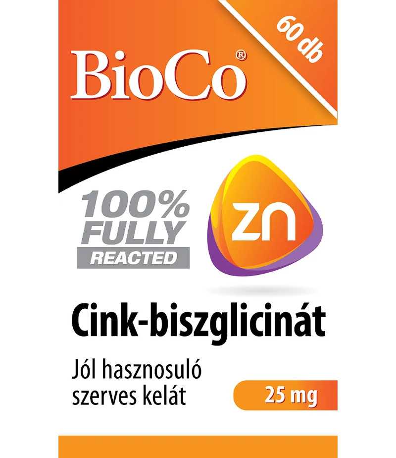 BioCo Cink-biszglicinát 25mg 60db tabletta - Image 2