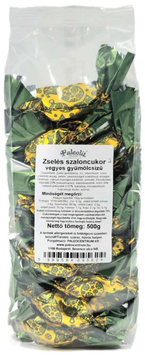 Paleolit Zselés szaloncukor 500g vegyes gyümölcsízű