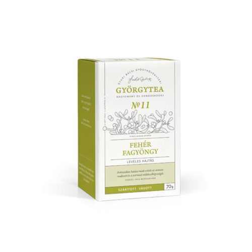 Györgytea Fehér fagyöngy 70g leveles hajtás No.11