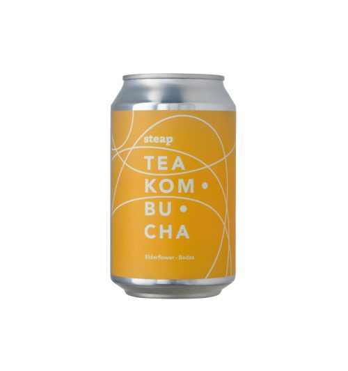 Steap Tea Kombucha Elderflower-Bodza 330ml DRS