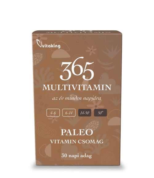 Vitaking 365 Paleo Multivitamin csomag (30 adag)