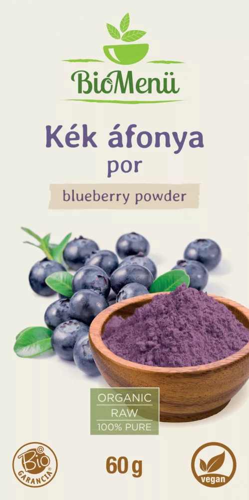 BIO Kék áfonya por 60g BioMenü - Image 3