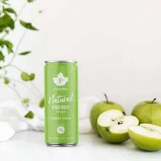 Puhdistamo Natural energy 330ml zöld alma ízű természetes energiaital DRS - Image 3