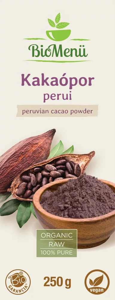 BIO Kakaópor perui 250g BioMenü - Image 3