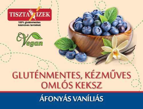 Áfonyás vaníliás omlós keksz 180g Tiszta Ízek gluténmentes, kézműves