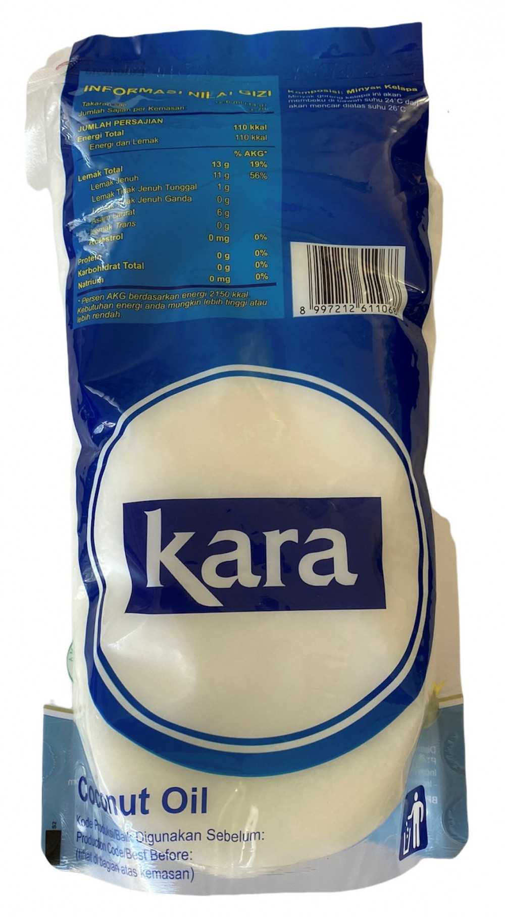 Kara Kókuszolaj tasakos 1l (utántöltő) - Image 2