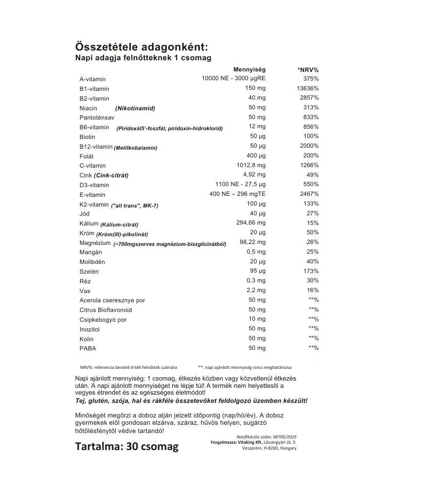 Vitaking Alap csomag_3