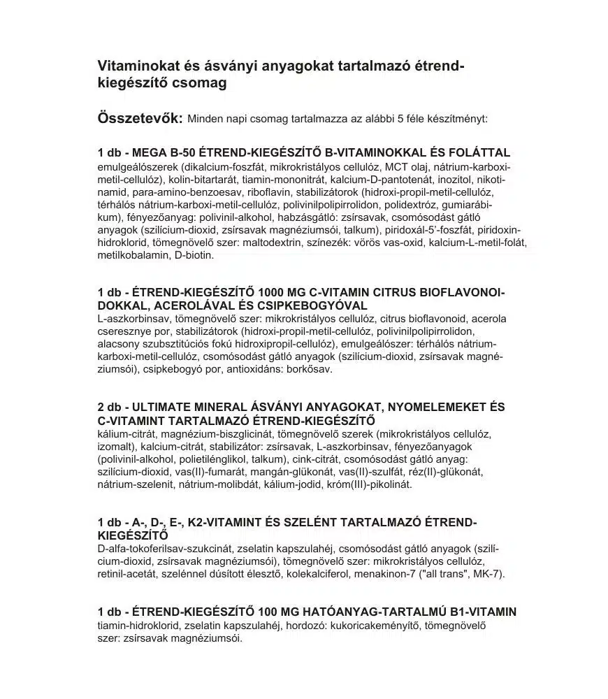 Vitaking Alap csomag_4