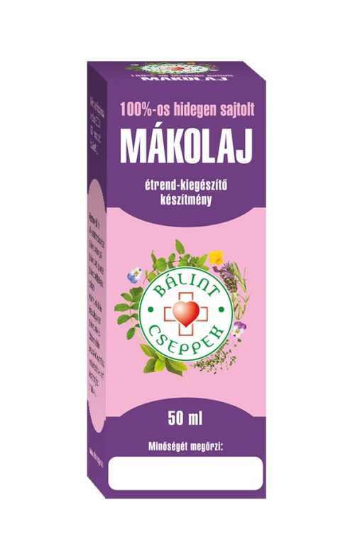 Mákolaj 50ml Bálint Cseppek